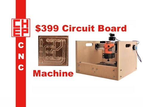 CNC Prototype Printed Circuit Board Milling on $399 Sienci Mill One