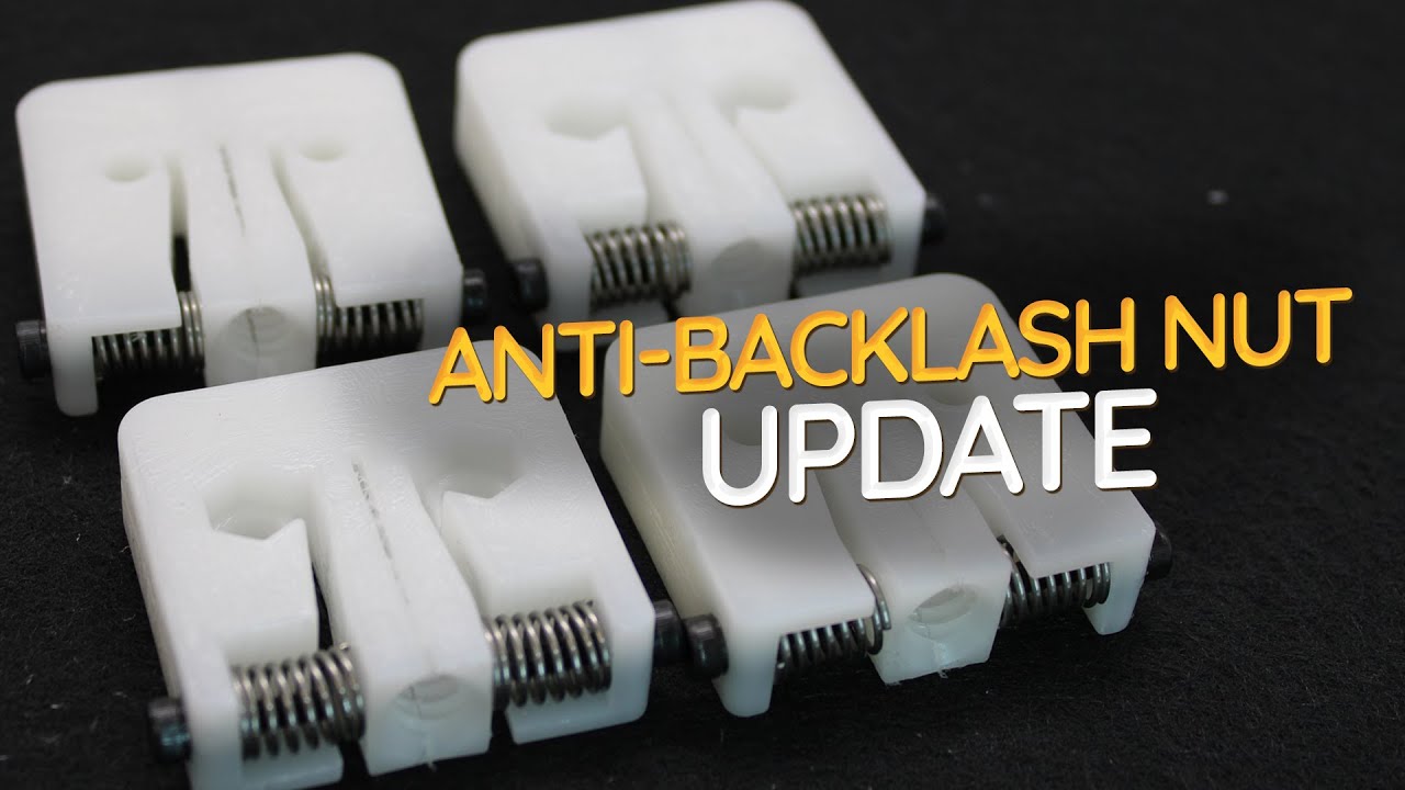 Spring Loaded Anti-Backlash Nut Update | Sienci Labs LongMill MK2 CNC