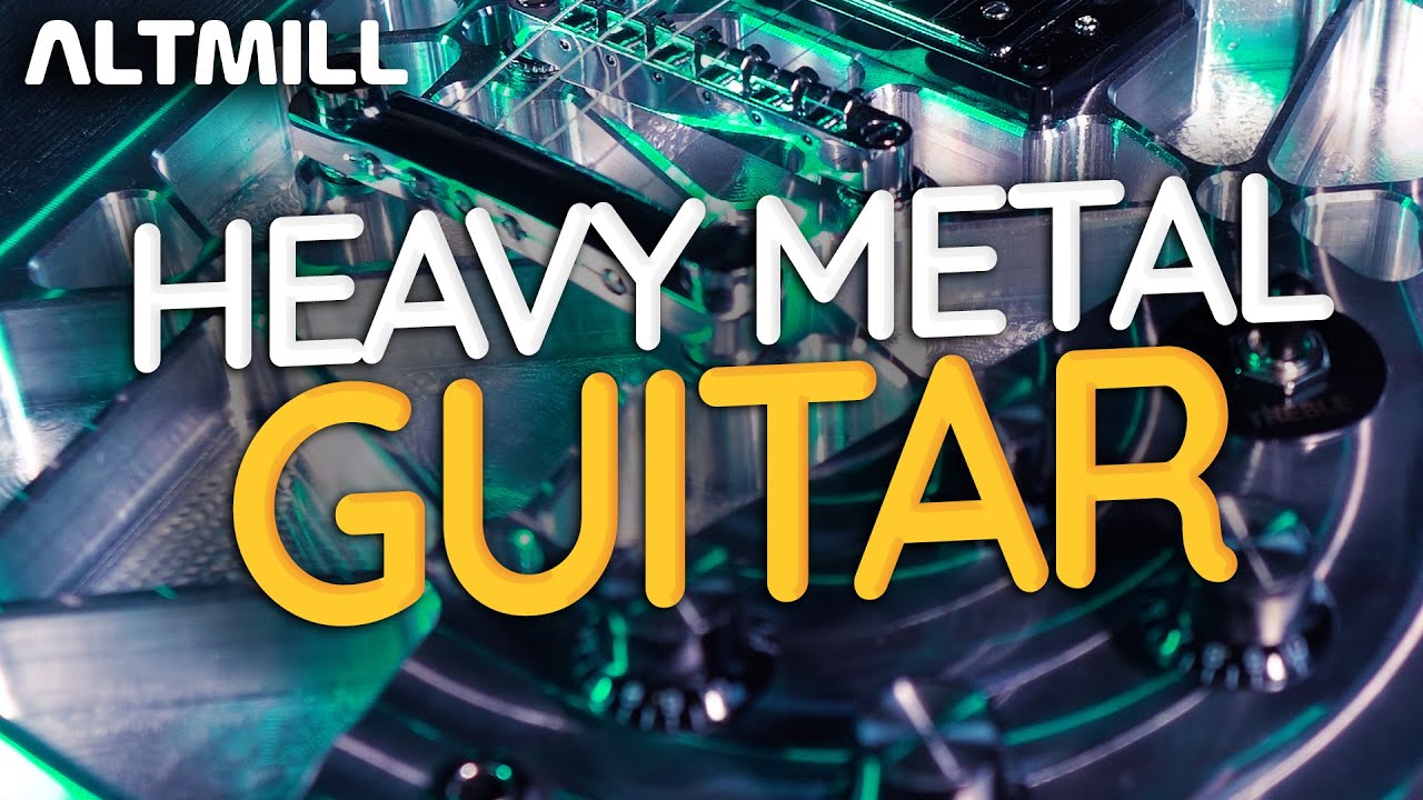 Behind the Scenes: ALUMINUM Guitar Crafting on AltMill CNC | ASMR Style