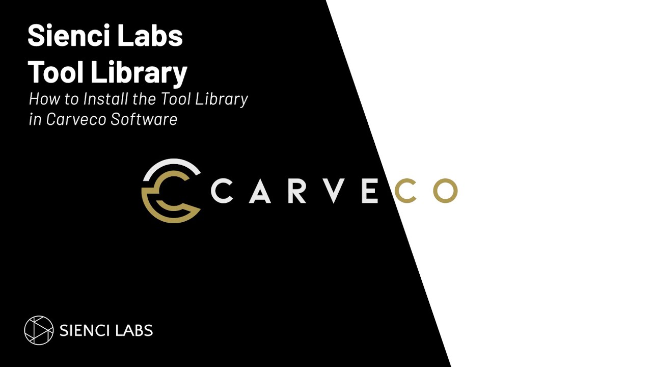 How to Add the Sienci Labs Tool Library to Carveco CAM software
