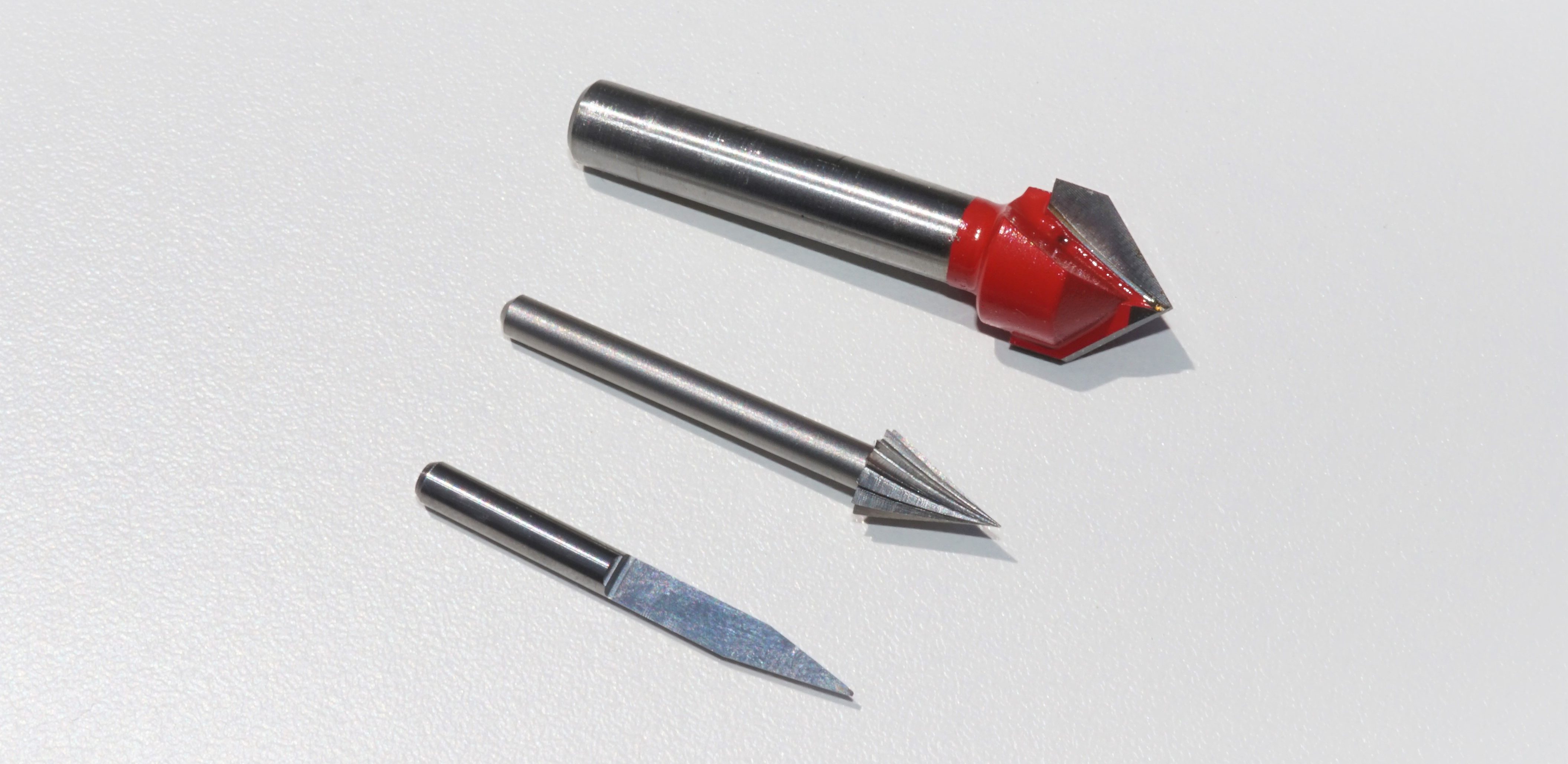 V-bit end mills