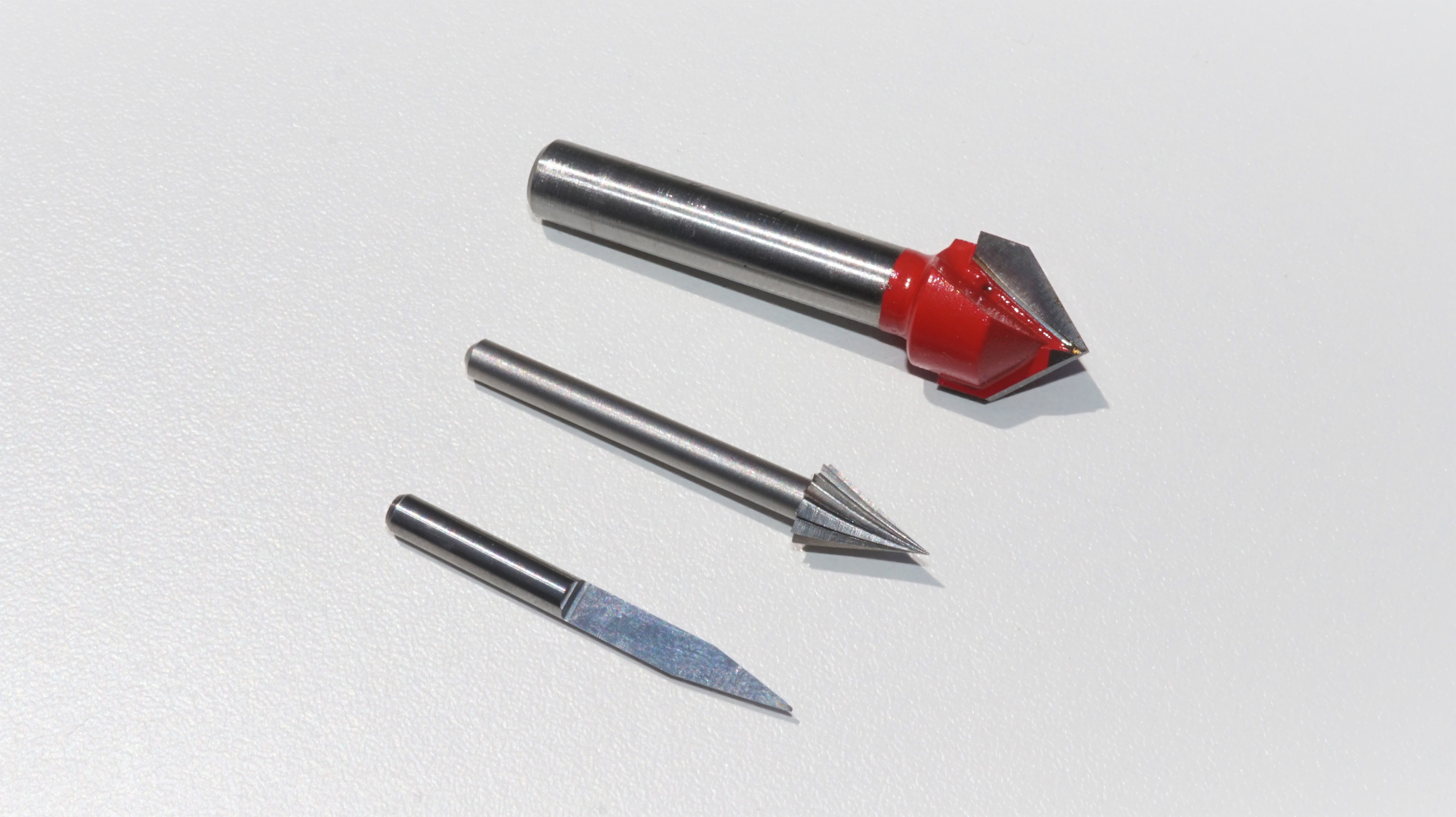 V-bit end mills