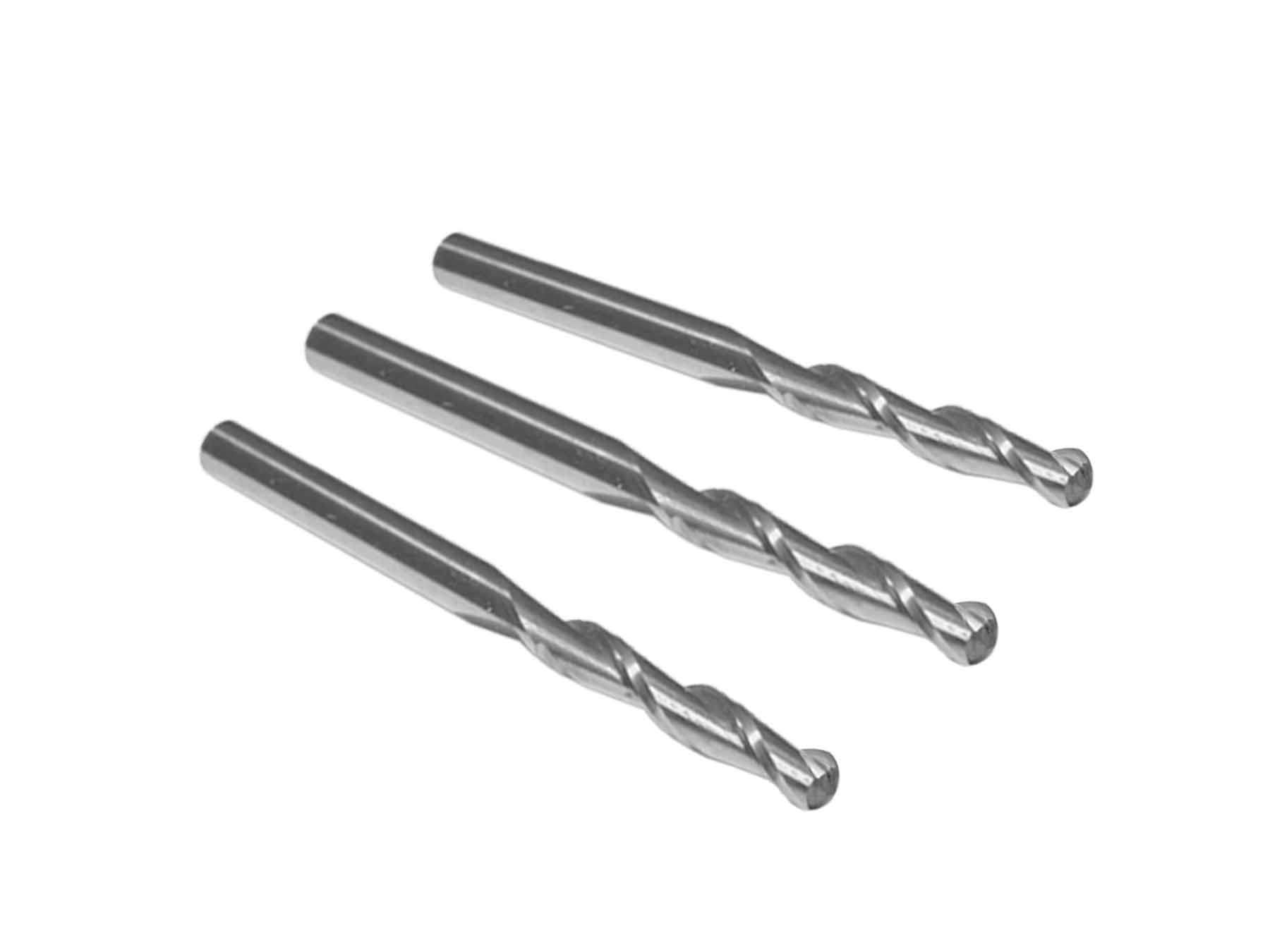 1-8in Ball Upcut End Mill (3pcs)