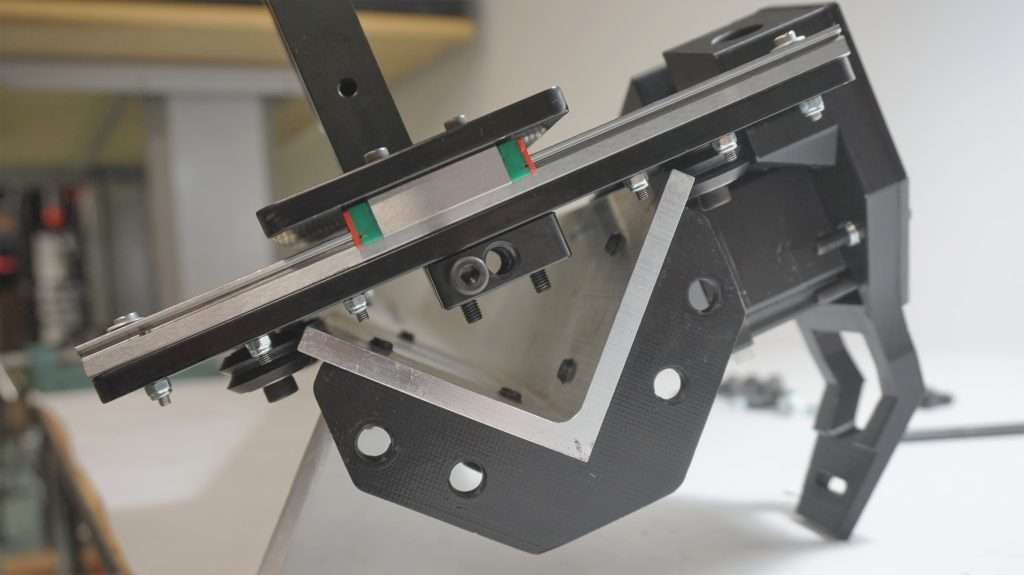 attaching the XZ gantry on the rail | Sienci Labs