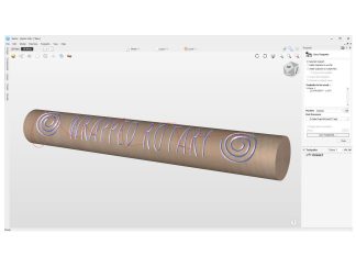 V12_DESKTOP_VCarve Wrapped Rotary Axis Toolpaths