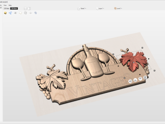VCarve 3D View Component Manipulation