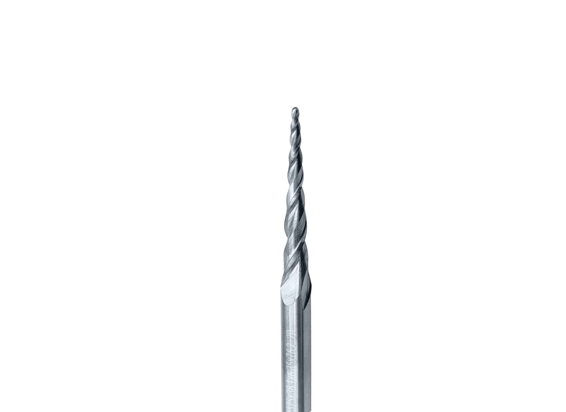 1_4_ D1_16_ Tapered Ball Nose End Mill_front
