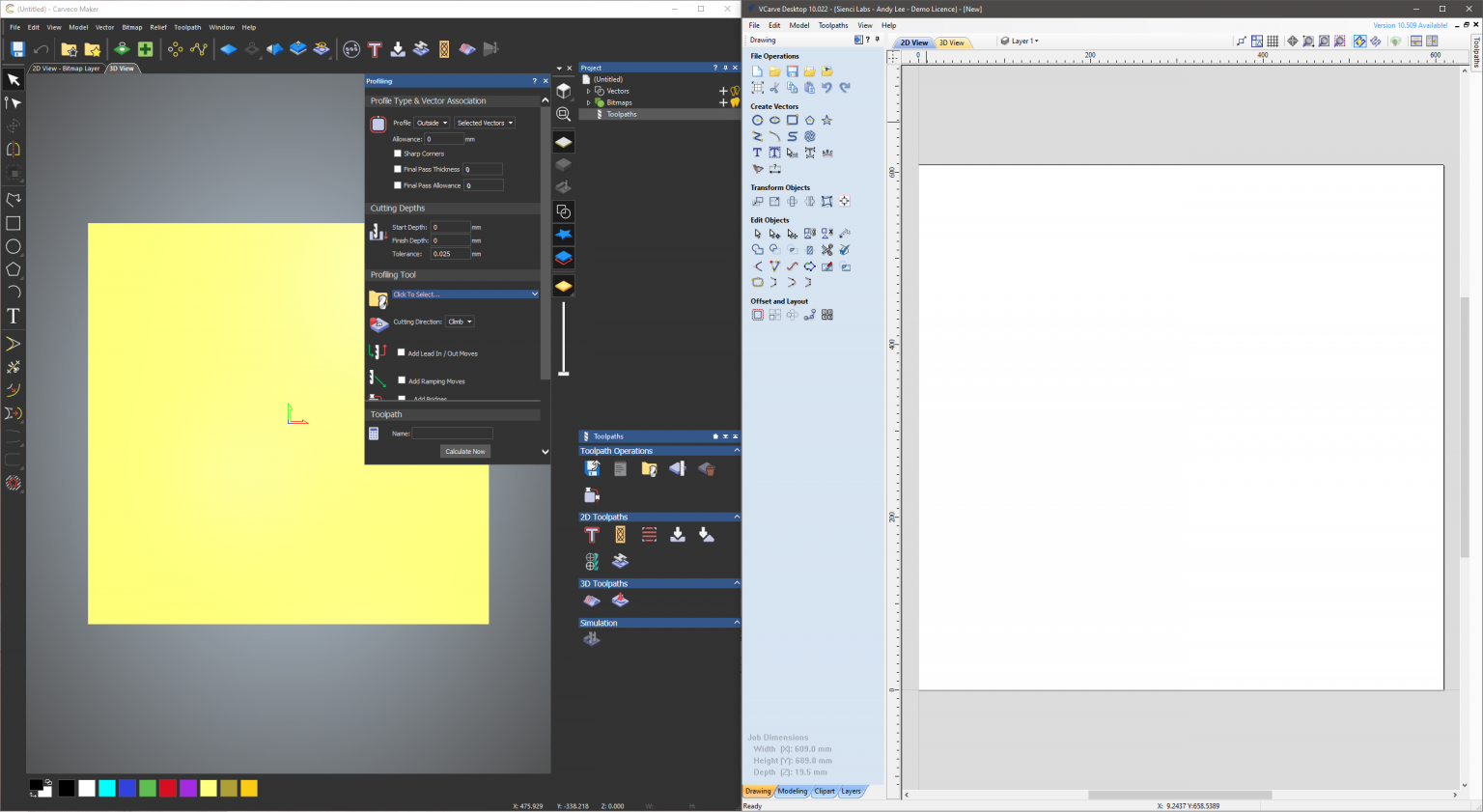Vectric VCarve Desktop vs Carveco Maker Which Should You Choose