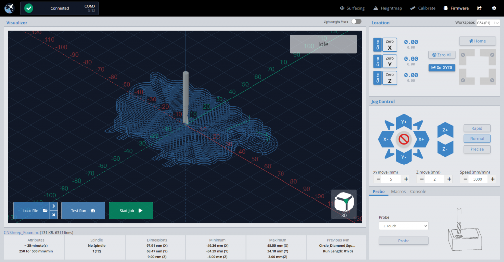 gSender-Main-Screen-0.6.4 | Sienci Labs