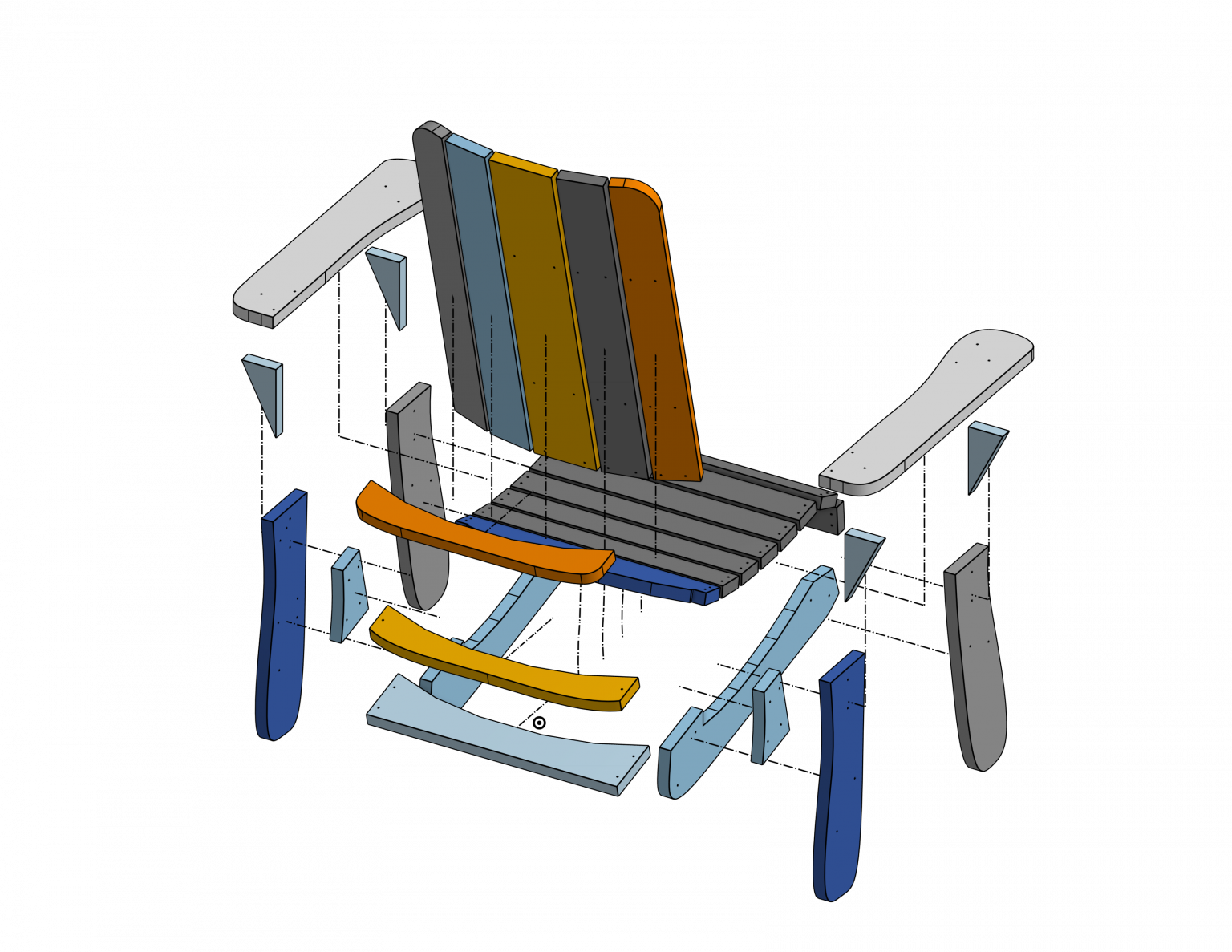 ExplodeBackFinalChairAssembly Sienci Labs