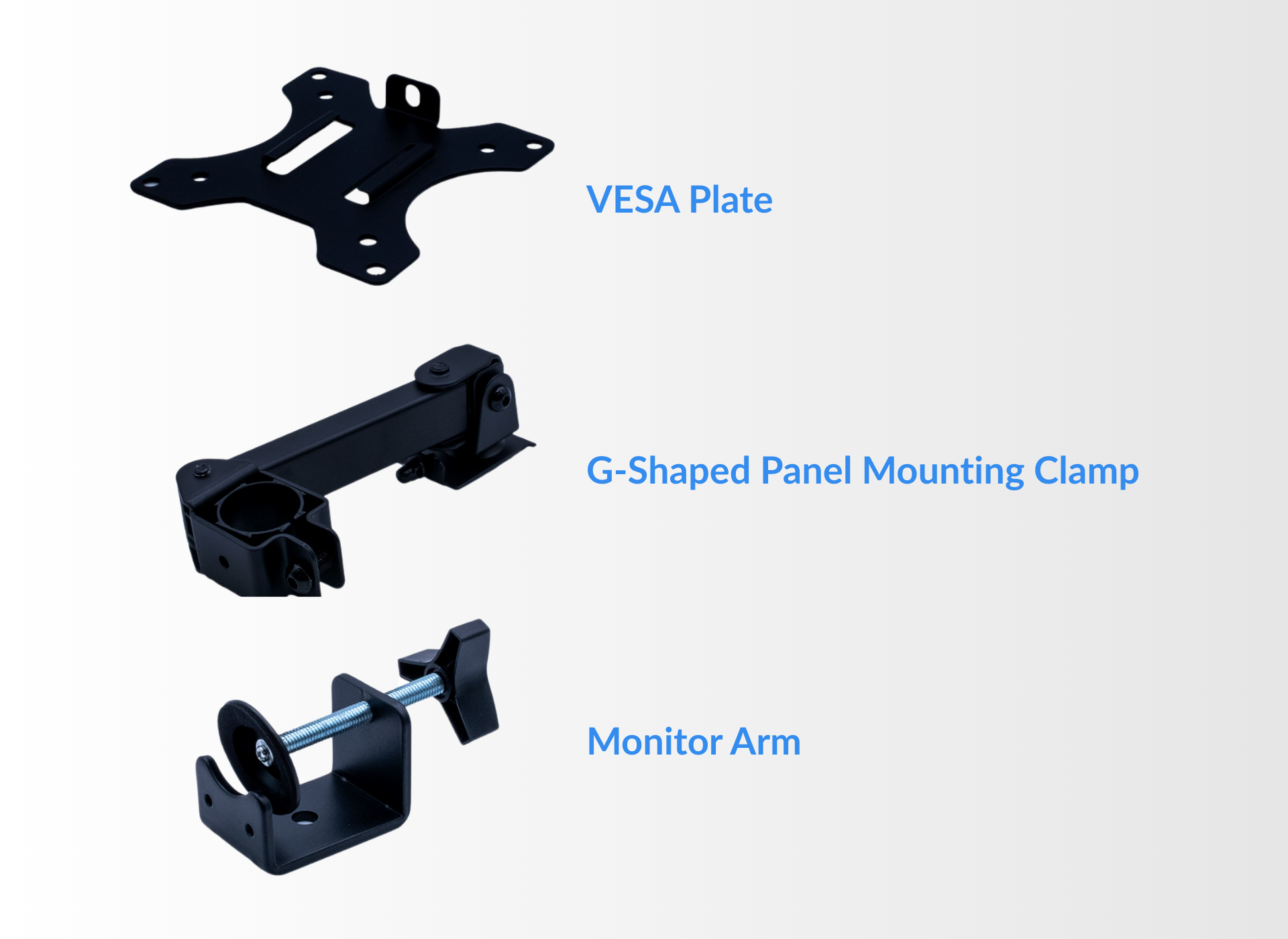 gControl Mounting Parts 1