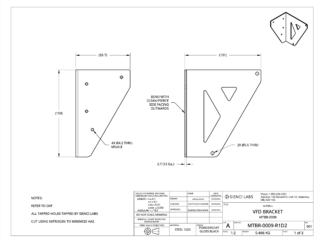 VFD bracket