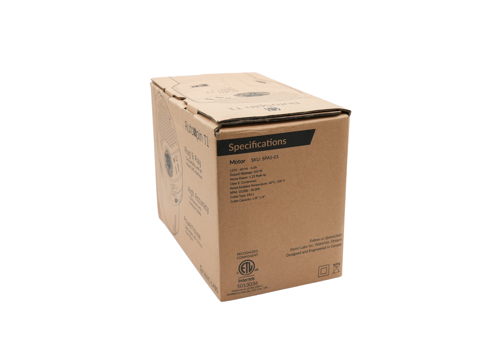 AutoSpin T1 Router – End of Box