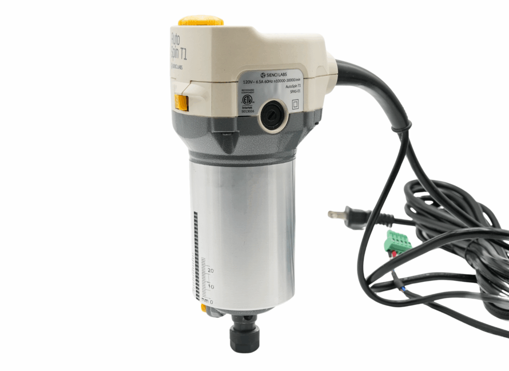 AutoSpin T1 Router - Side View