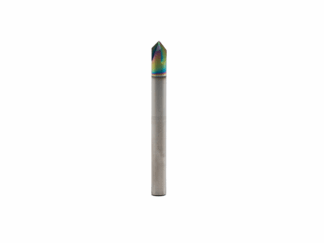 1/4" 90 Degree Downcut V-Bit - 1/4" Shank-3F-DLC