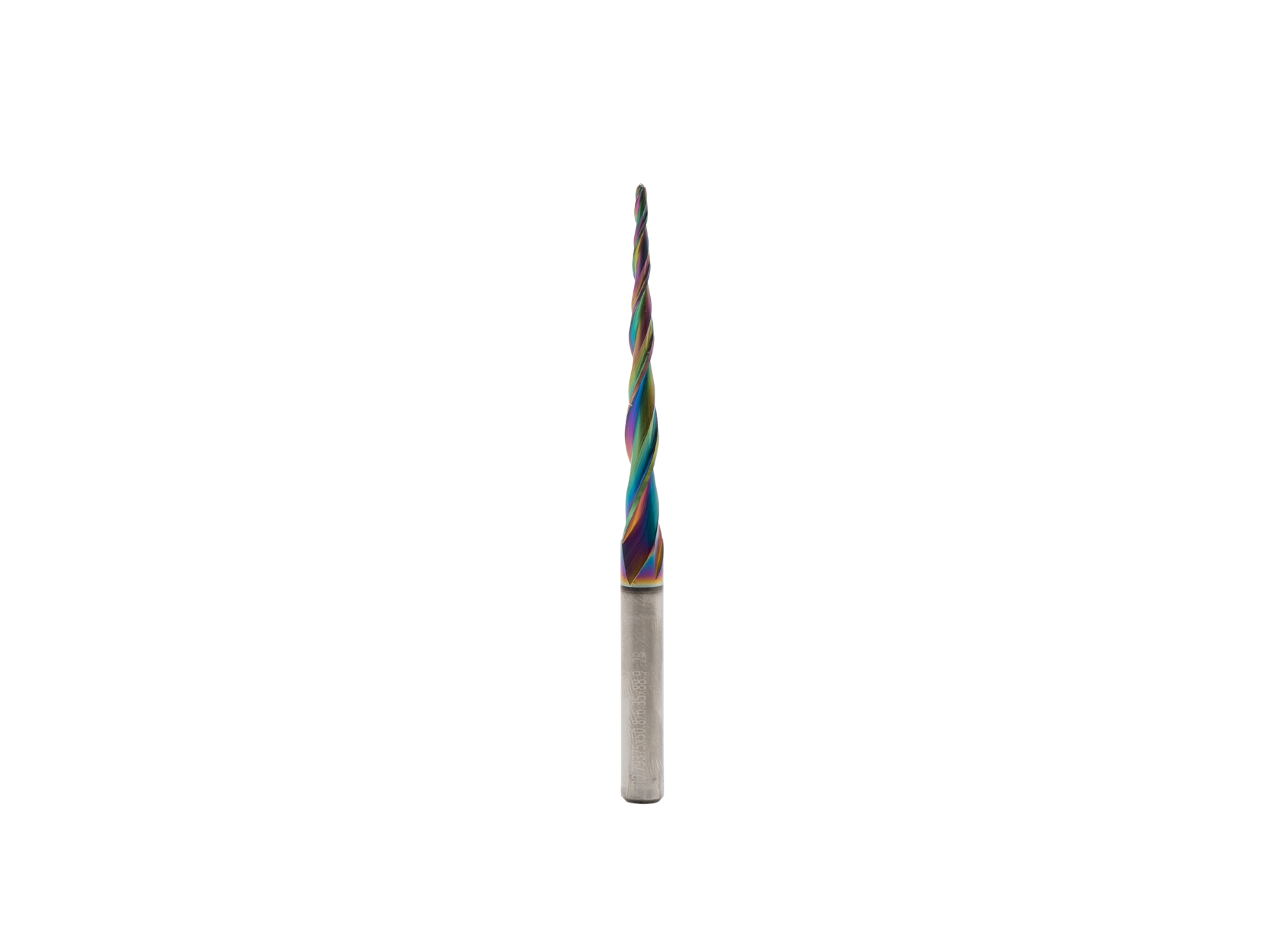 1_4_x2_xR1_32_ Tapered Ball Nose End Mill – 1_4_ Shank-2F-DLC