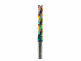 3/8"x2" Roughing Upcut End Mill - 3/8" Shank-3F-DLC