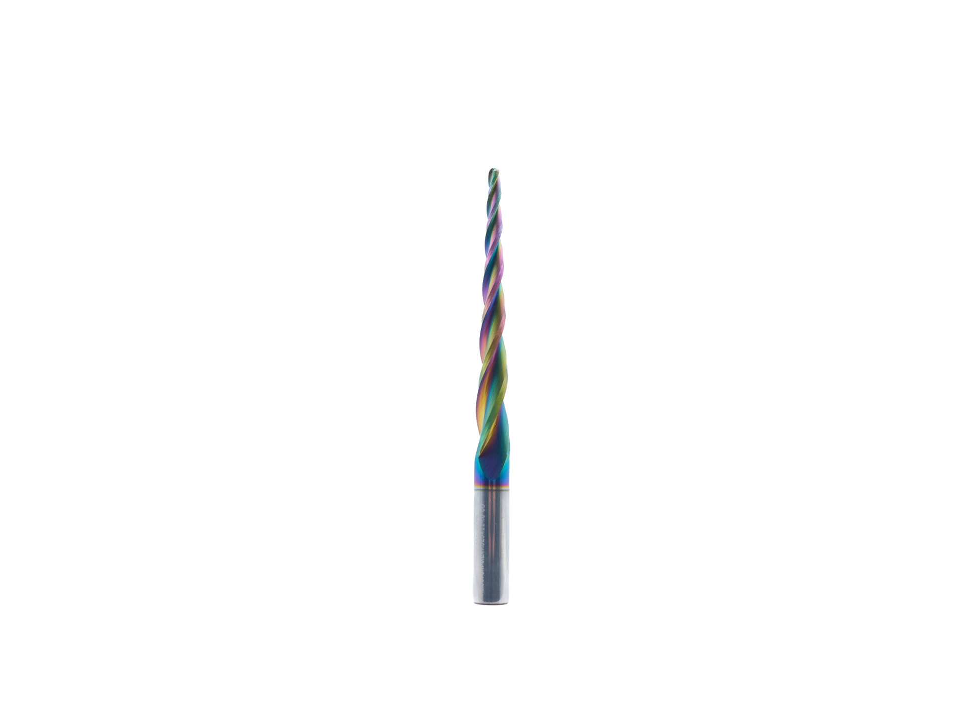 3/8″x3″xR1/16″ Tapered Ball Nose End Mill – 3/8″ Shank-3F-DLC