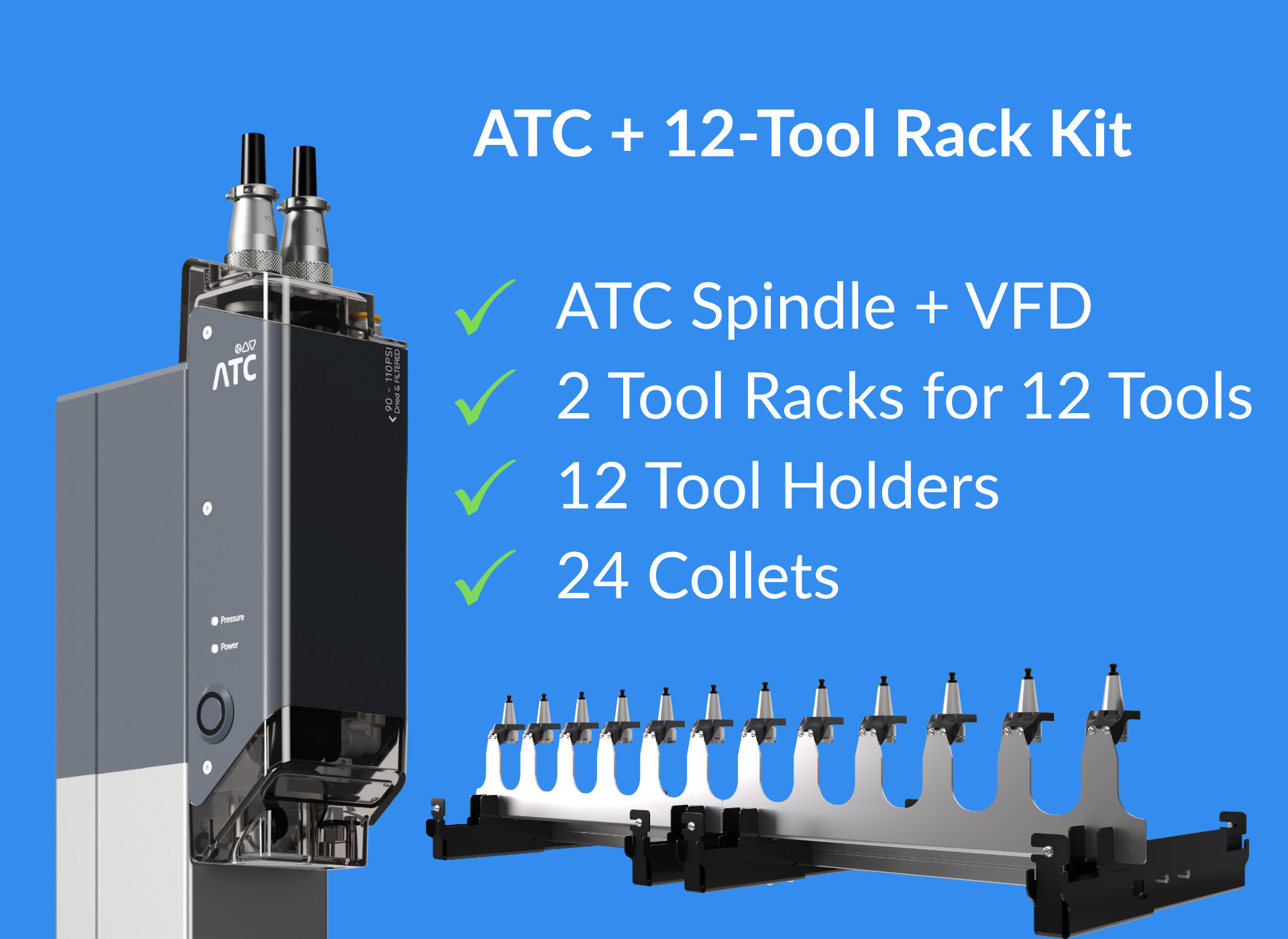 ATC Kit Recap – 12-Tool Rack Kit
