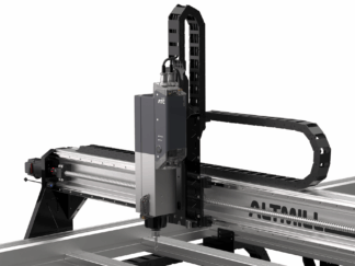 ATC on AltMill 4×8 on Angle Close Up