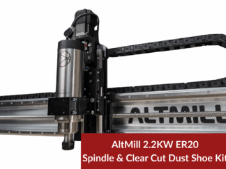 AltMill 22KW ER20 Spindle with Clear Cut Dust Shoe