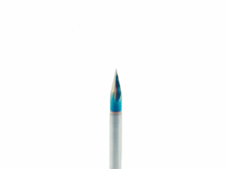 1/4″ 30 Degree Downcut V-Bit – 1/4″ Shank-3F-DLC