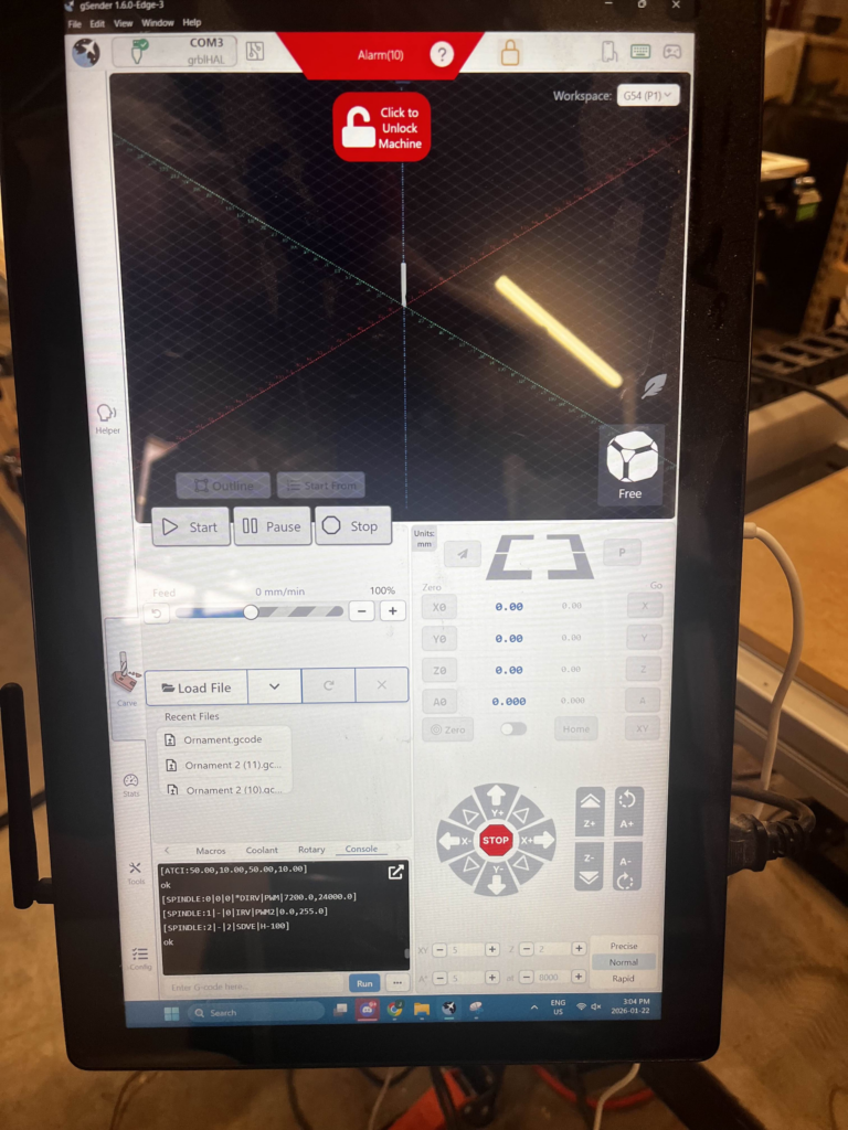 gSender Edge 1.6.0-3 | Sienci Labs