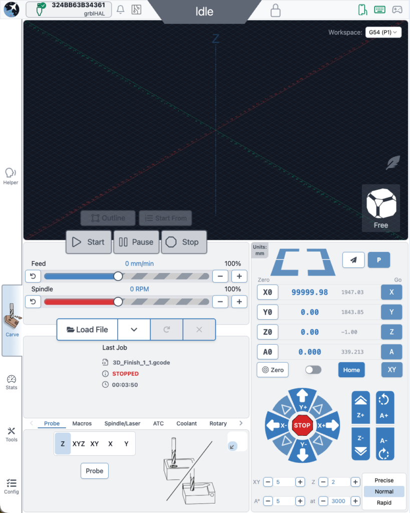 gSender Edge 1.6.0-3 | Sienci Labs