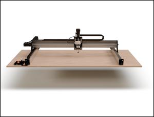 LongMill MK3 3 | Sienci Labs Desktop CNC router with a gantry-style frame and spindle mounted on a wooden work surface.