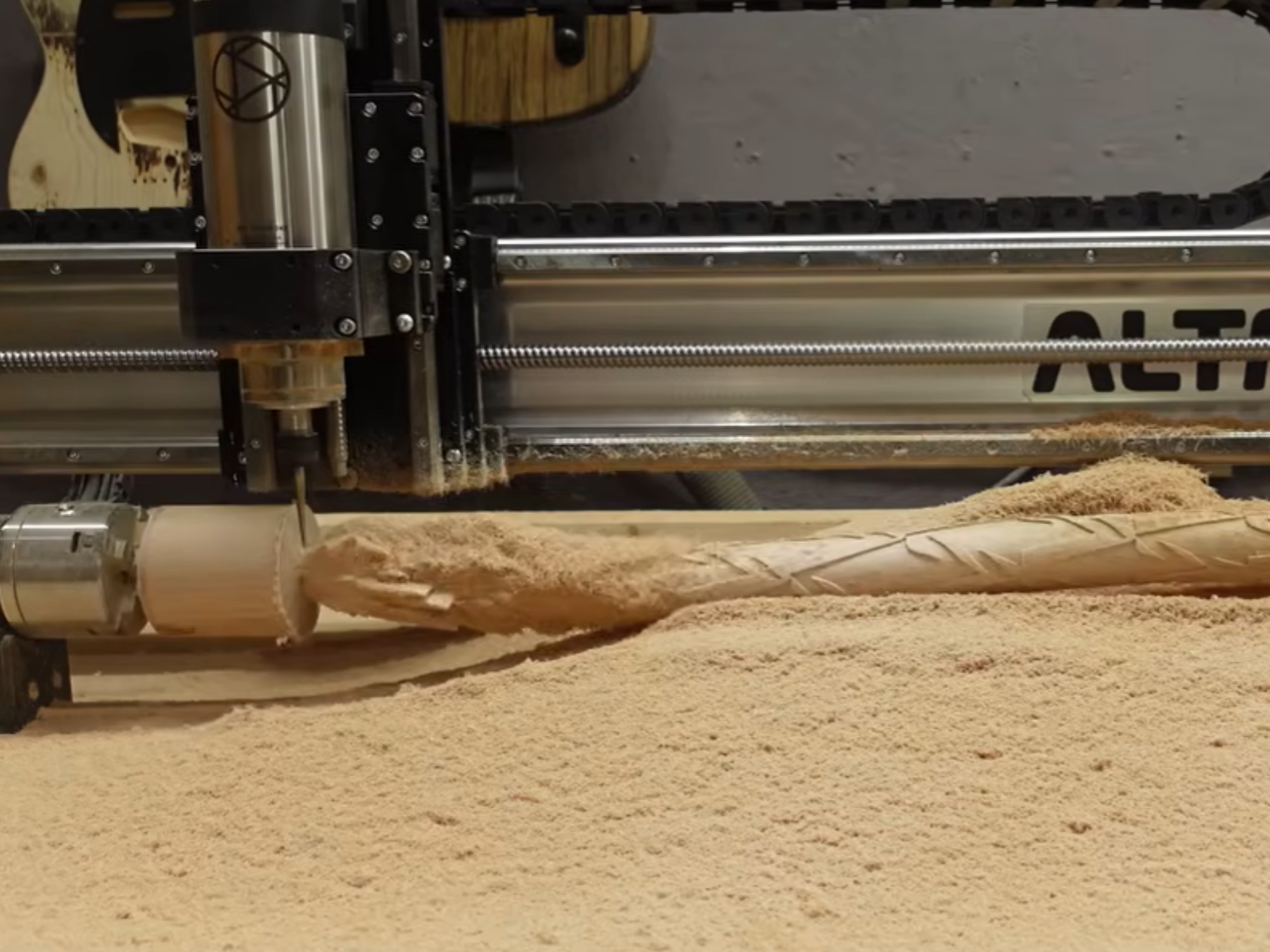 Vortex Rotary Axis Dragon Walking Stick